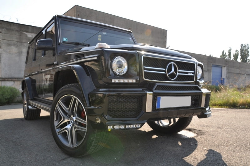LED DRL Lights for Front Bumper Spoiler Extension for Mercedes G-Class W463 (1989–2017)