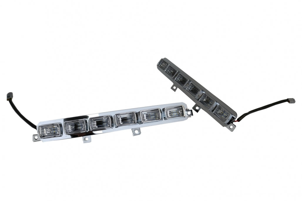 LED DRL Lights for Front Bumper Spoiler Extension for Mercedes G-Class W463 (1989–2017)