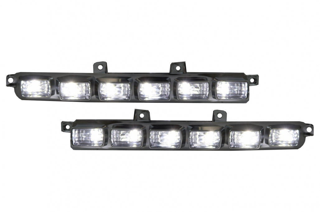 LED DRL Lights for Front Bumper Spoiler Extension for Mercedes G-Class W463 (1989–2017)