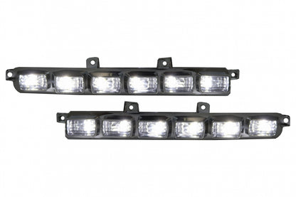 LED DRL Lights for Front Bumper Spoiler Extension for Mercedes G-Class W463 (1989–2017)