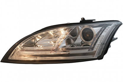 LED DRL Xenon Headlights with Dynamic Sequential Turn Signals for Audi TT 8J (2006–2010) Chrome