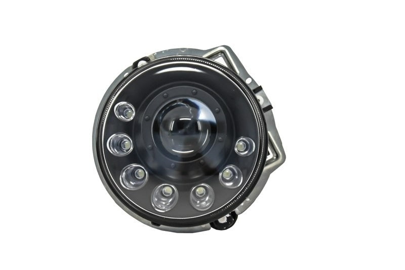 LED Headlights Bi-Xenon Look with DRL Covers for Mercedes G-Class W463 (1989–2012) Black