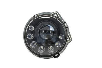 LED Headlights Bi-Xenon Look with DRL Covers for Mercedes G-Class W463 (1989–2012) Black