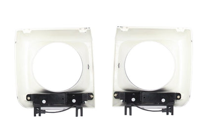 LED Headlights Bi-Xenon Look with DRL Covers for Mercedes G-Class W463 (1989–2012) Black