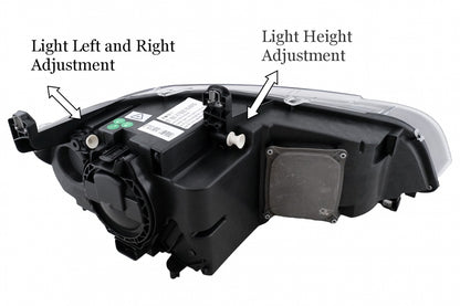 LED Headlights Black Conversion HID to LED for BMW X5 E70 (2007-2014)