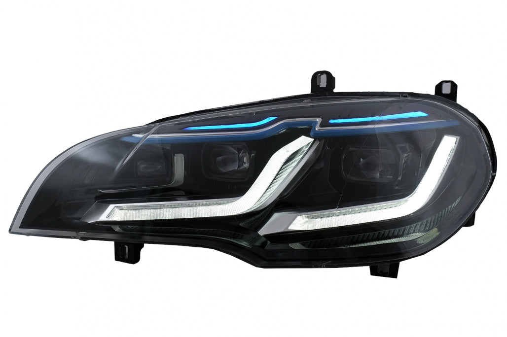 LED Headlights Black Conversion HID to LED for BMW X5 E70 (2007-2014)
