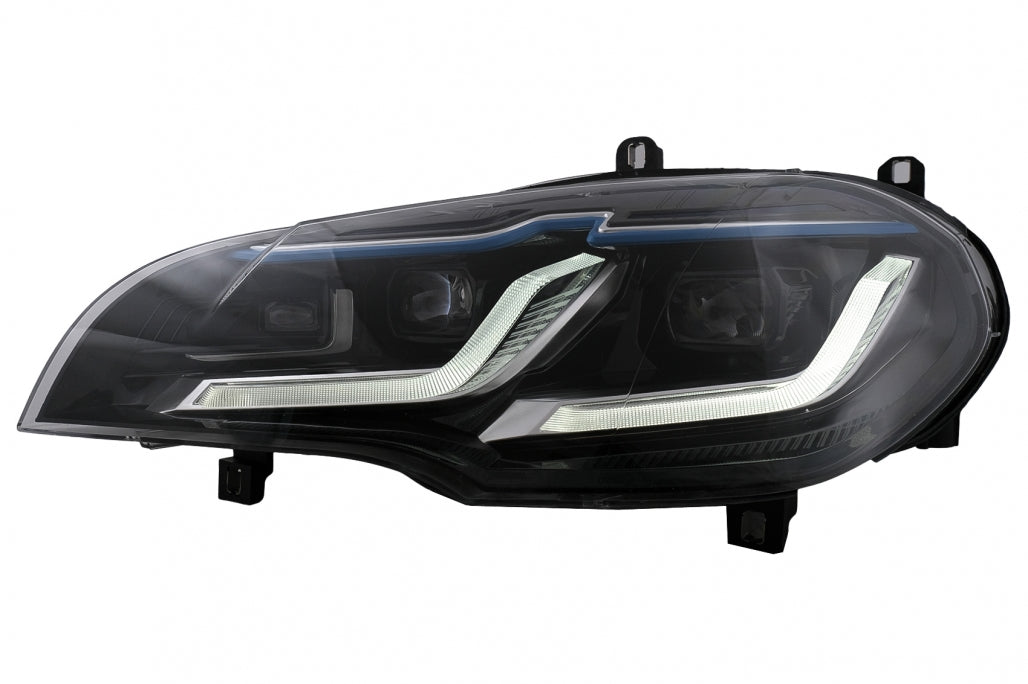 LED Headlights Black Conversion HID to LED for BMW X5 E70 (2007-2014)