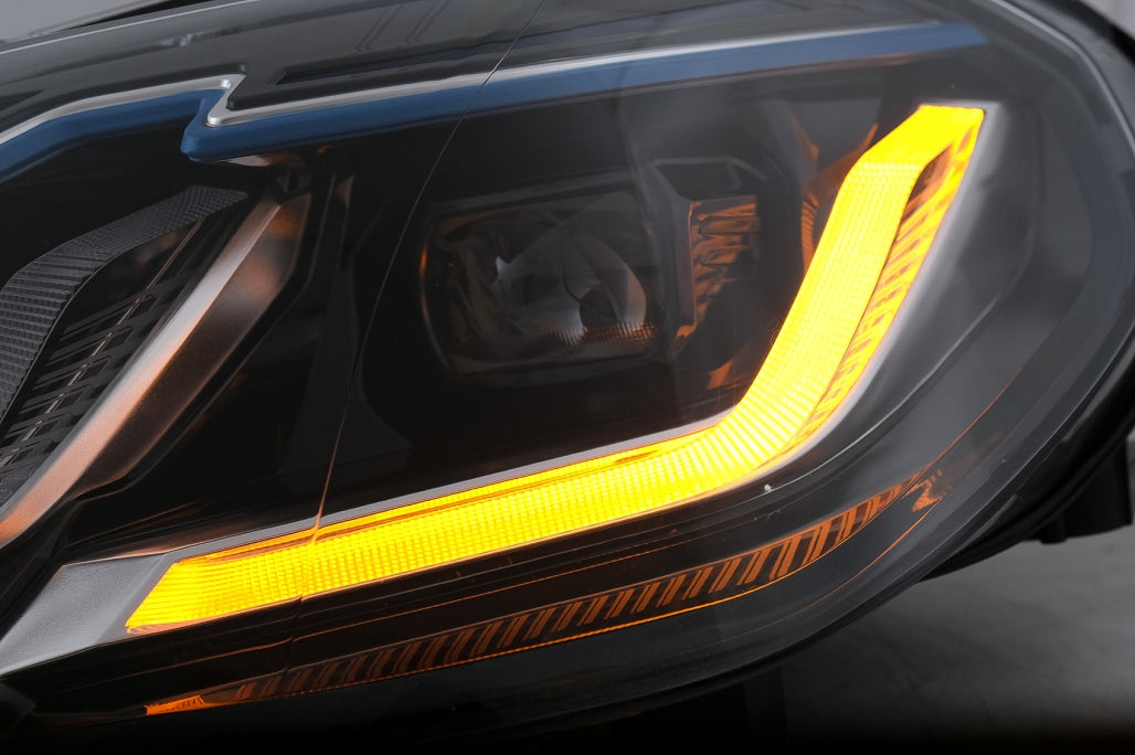 LED Headlights Black Conversion HID to LED for BMW X5 E70 (2007-2014)