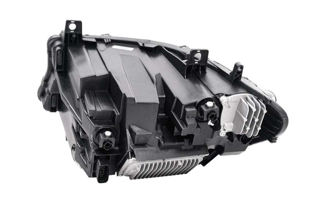 LED Headlights Black for Mercedes Sprinter III W907  W910 (2019–2027) for Halogen LHD
