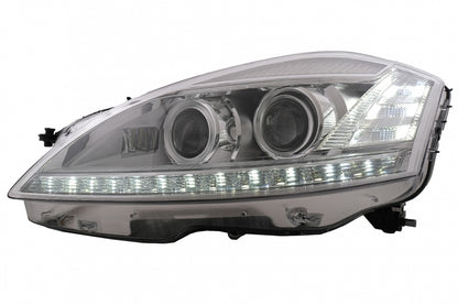 LED Headlights Facelift Look LHD for Mercedes S-Class W221 (2005–2009)