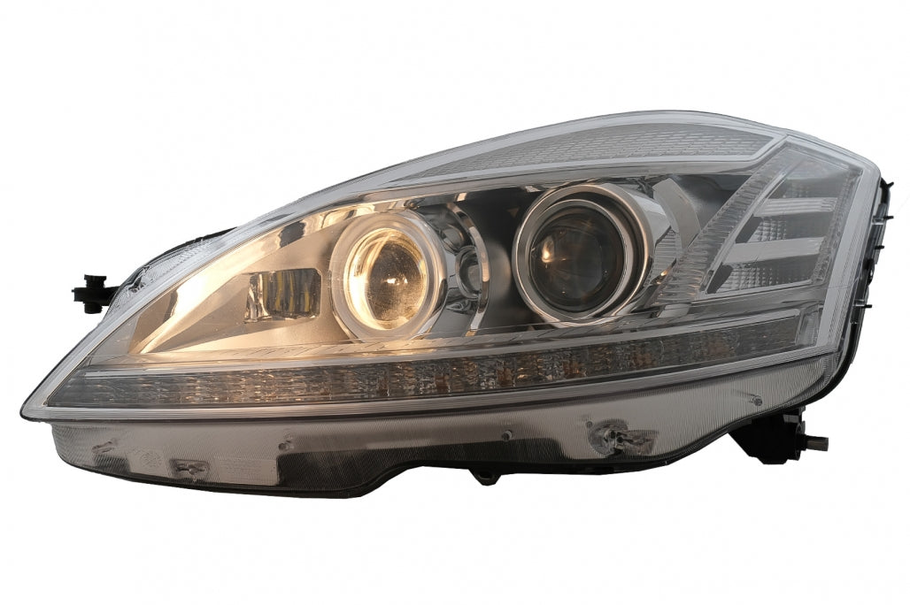 LED Headlights Facelift Look LHD for Mercedes S-Class W221 (2005–2009)