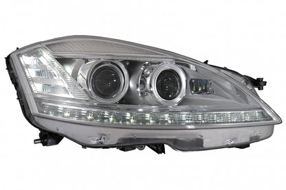 LED Headlights Facelift Look with Sequential Dynamic Turning Lights for Mercedes S-Class W221 (2005–2009) LHD