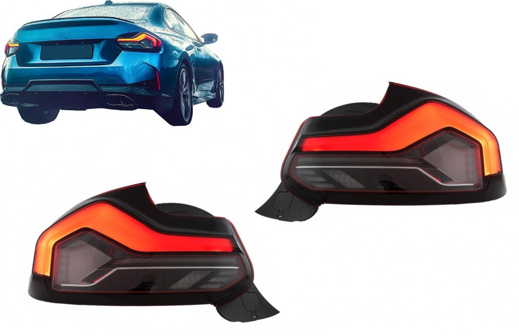 LED Taillights Dynamic Sequential Design for BMW 2 Series F22 F23 & M2 F87 (2014–2020)