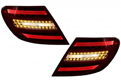 LED Taillights Facelift Design for Mercedes C-Class W204 Sedan (2007–2012)