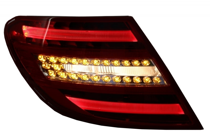 LED Taillights Facelift Design for Mercedes C-Class W204 Sedan (2007–2012)