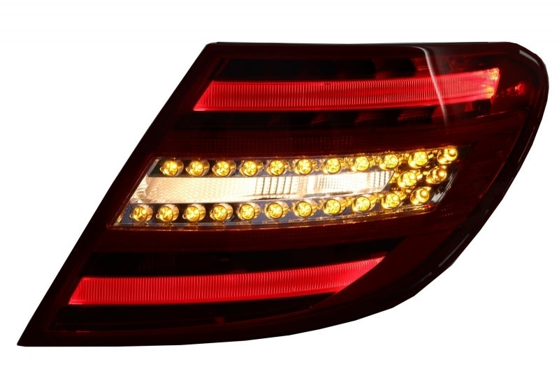 LED Taillights Facelift Design for Mercedes C-Class W204 Sedan (2007–2012)