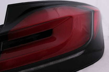 LED Taillights G30 Style Red Black Sequential for BMW 5 Series F10 (2011–2017)