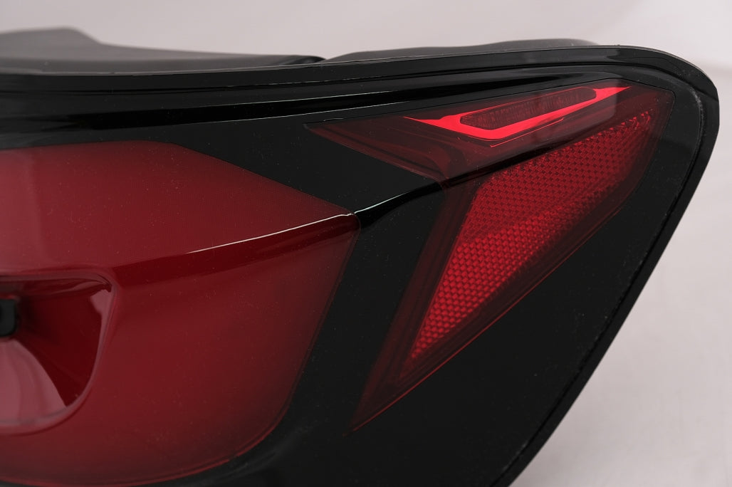 LED Taillights G30 Style Red Black Sequential for BMW 5 Series F10 (2011–2017)