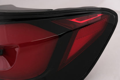 LED Taillights G30 Style Red Black Sequential for BMW 5 Series F10 (2011–2017)