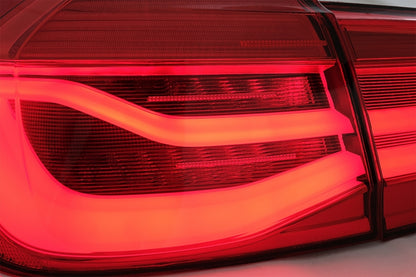 LED Taillights LCI Conversion Red Clear for BMW 3 Series F30 F35 F80 (2011–2019)