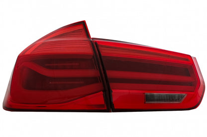 LED Taillights LCI Conversion Red Clear for BMW 3 Series F30 F35 F80 (2011–2019)