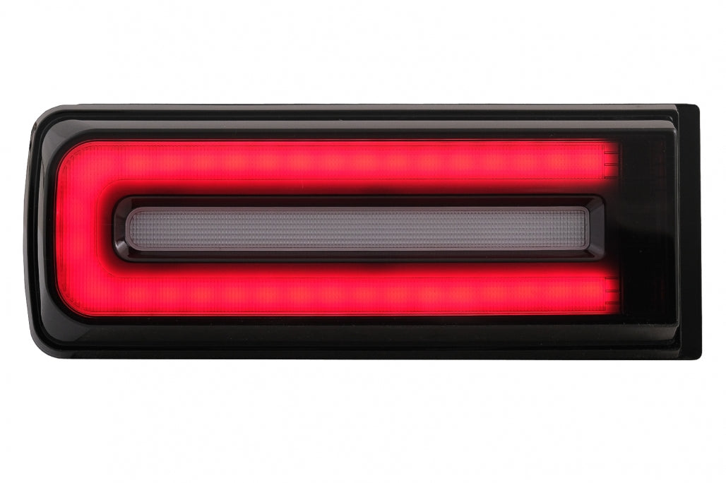LED Taillights Light Bar 2018 Facelift Design Dynamic Sequential Black for Mercedes G-Class W463 (2008–2017)