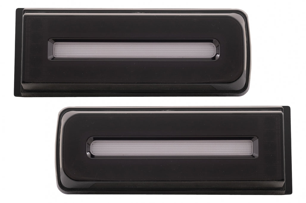 LED Taillights Light Bar 2018 Facelift Design Dynamic Sequential Black for Mercedes G-Class W463 (2008–2017)