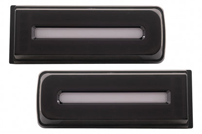 LED Taillights Light Bar 2018 Facelift Design Dynamic Sequential Black for Mercedes G-Class W463 (2008–2017)
