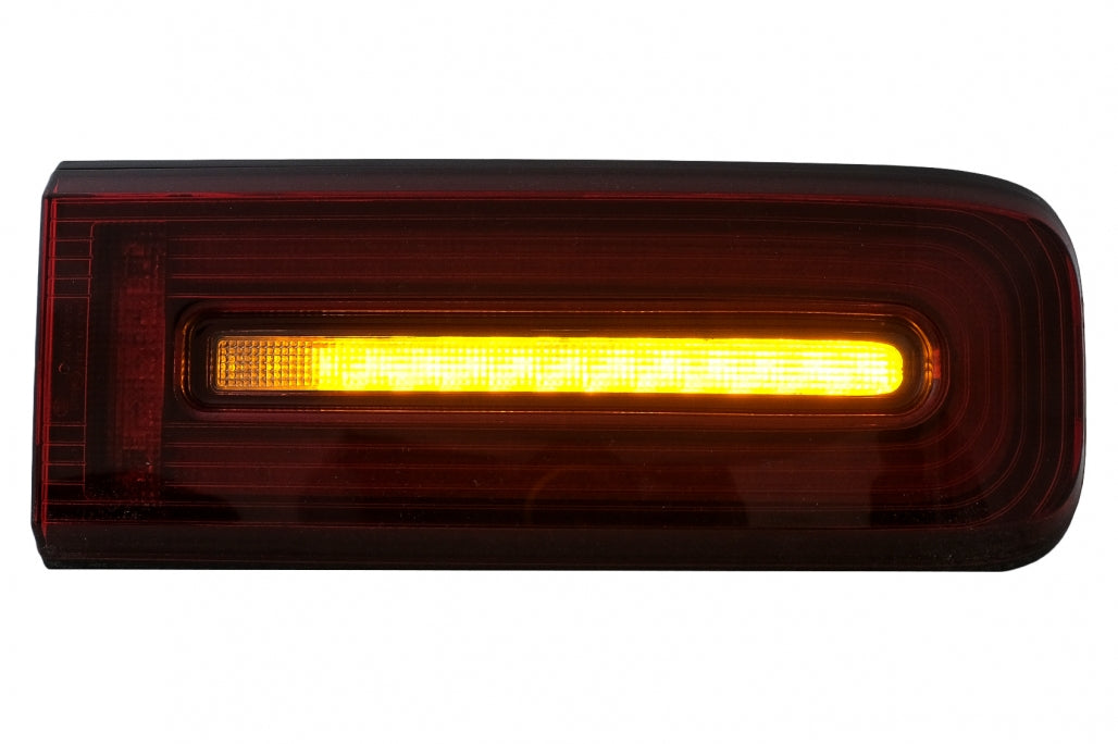 LED Taillights Light Bar Red Smoke Dynamic Sequential Design for Mercedes G-Class W463 Facelift (2018–2022)