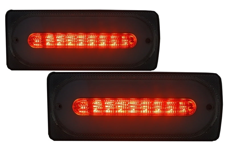 LED Taillights Light Bar Smoke Design with Rear Bumper Fog Lamp for Mercedes G-Class W463 (1989–2015)