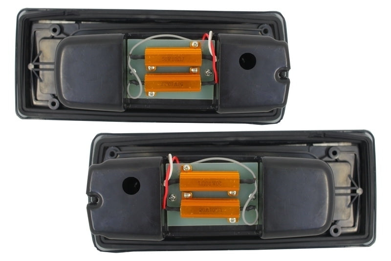 LED Taillights Light Bar Smoke Design with Rear Bumper Fog Lamp for Mercedes G-Class W463 (1989–2015)