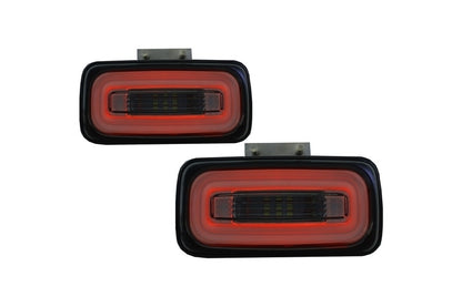 LED Taillights Light Bar Smoke Design with Rear Bumper Fog Lamp for Mercedes G-Class W463 (1989–2015)