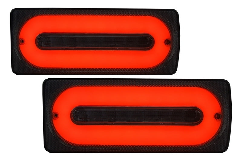 LED Taillights Light Bar Smoke with Door Moldings for Mercedes G-Class W463 (1989–2015)