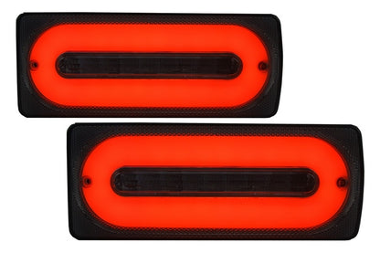 LED Taillights Light Bar for Mercedes G-Class W463 (1989–2015) Smoke Dynamic Sequential