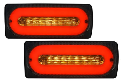 LED Taillights Light Bar for Mercedes G-Class W463 (1989–2015) Smoke Dynamic Sequential