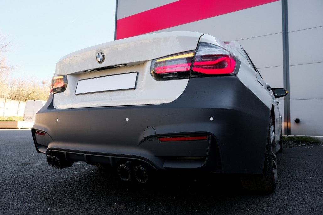 LED Taillights M Look Black Line for BMW 3 Series F30 F35 F80 (2011–2019)