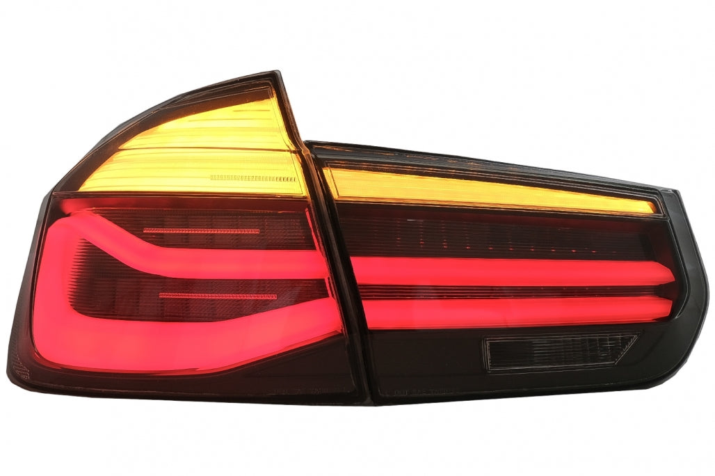 LED Taillights M Look Black Line for BMW 3 Series F30 F35 F80 (2011–2019)