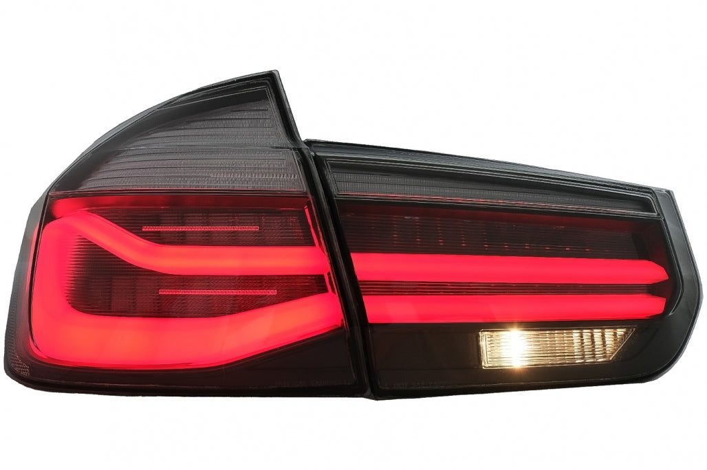 LED Taillights M Look Black Line for BMW 3 Series F30 F35 F80 (2011–2019)