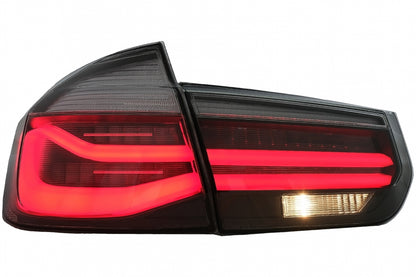 LED Taillights M Look Black Line for BMW 3 Series F30 F35 F80 (2011–2019)