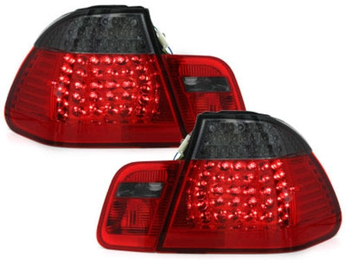 LED Taillights for BMW 3 Series E46 Sedan (1998–2001) Red Smoke