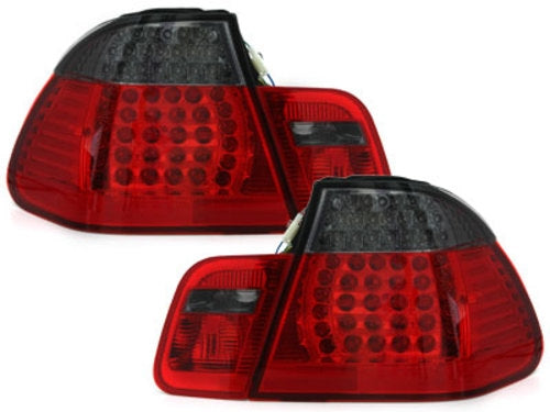 LED Taillights for BMW 3 Series E46 Sedan (1998–2001) Red Smoke