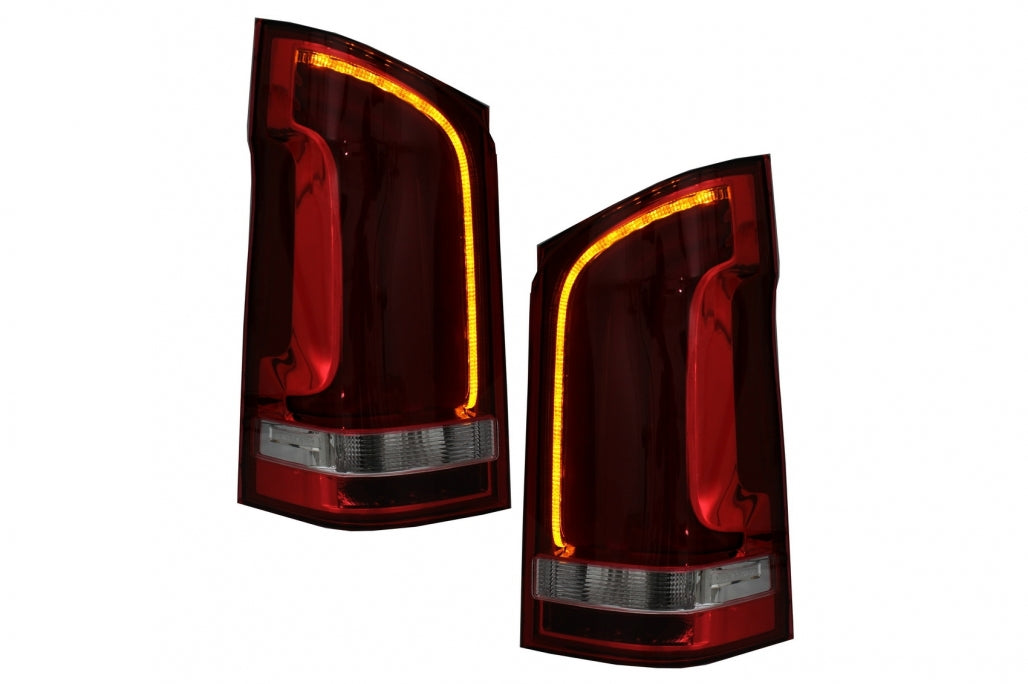 LED Taillights for Mercedes V-Class W447 (2014–2019) Single Rear Door Halogen Upgrade