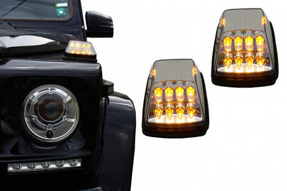 LED Turning Lights Clear Lens Design for Mercedes G-Class W463 (1989–2015)