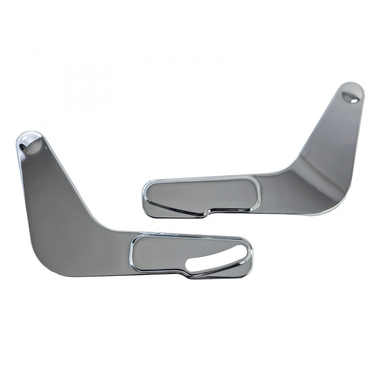 Left Chrome Seat Covers 2-Piece for Mercedes Pagoda W113 Series 1 (1963–1968)