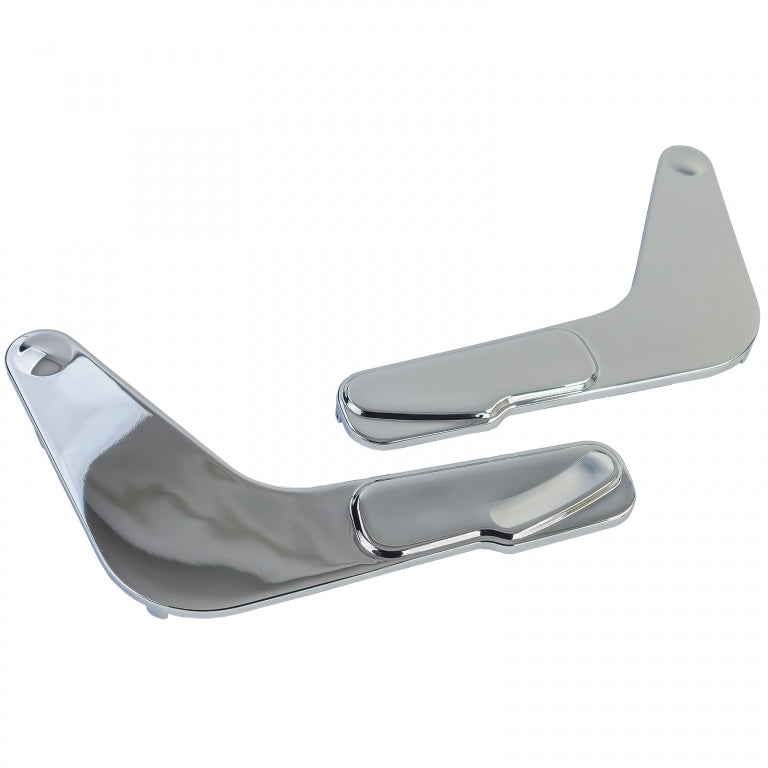 Left Chrome Seat Covers 2-Piece for Mercedes Pagoda W113 Series 1 (1963–1968)