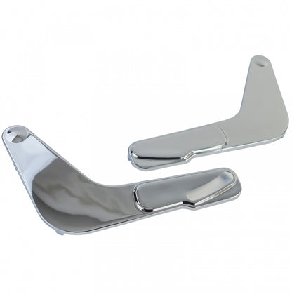 Left Chrome Seat Covers 2-Piece for Mercedes Pagoda W113 Series 1 (1963–1968)