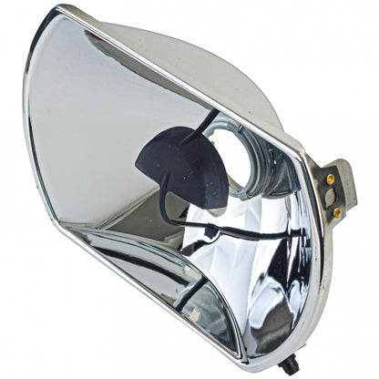 Left Headlight Reflector with Adjustment 5-Pin for Mercedes R107 SL  C107 SLC (1985–1989)