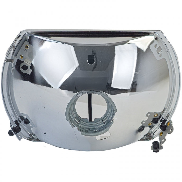 Left Headlight Reflector with Adjustment 5-Pin for Mercedes R107 SL  C107 SLC (1985–1989)