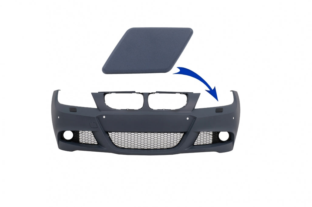 Left SRA Cover Front Bumper for BMW 3 Series E90 E91 LCI (2008–2011) M-Tech Design