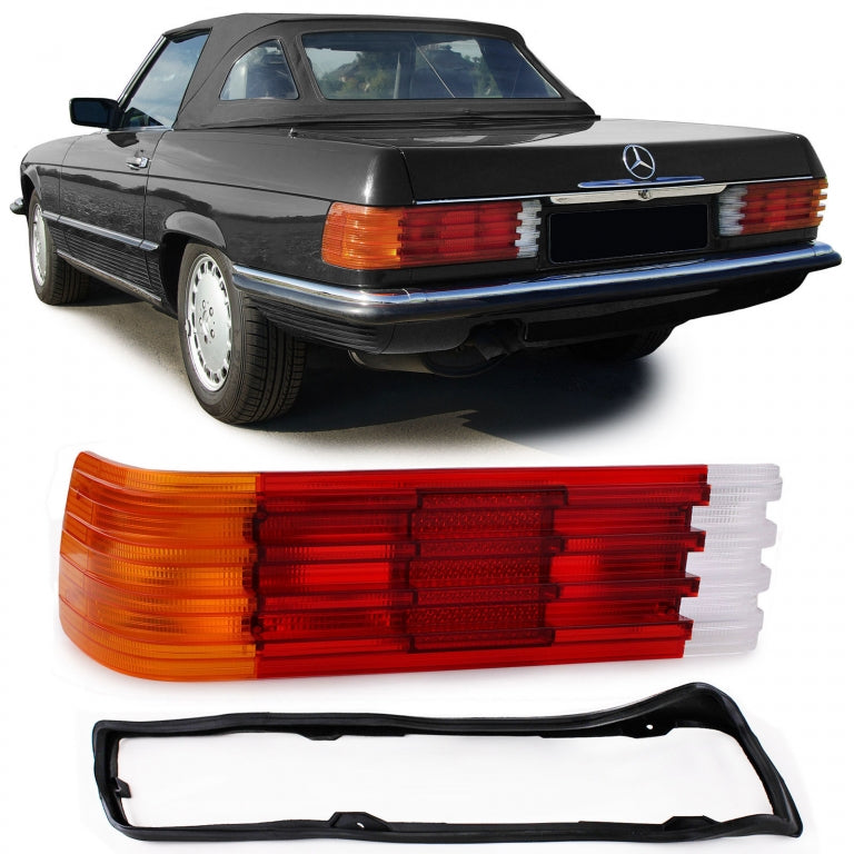 Left Tail Light Lens with Gasket EU Version for Mercedes SL R107  SLC C107 (1971–1989)